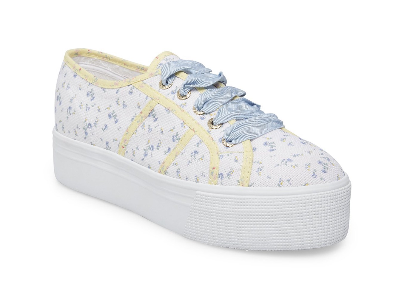 Alpargata Superga Mujer Blancas/Azules - 2790 Fancotbindingsw - 137648KDR